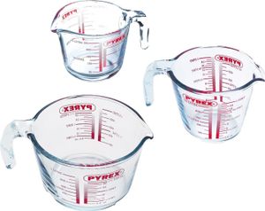 3-częściowy kubek miarowy Classic Prepware o pojemności 250 ml, 500 ml i 1 litra