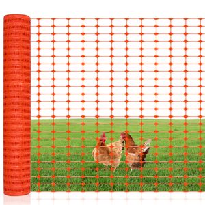 Sessamen-LP 50m bariérový plot bezpečnostní síť z PE plastu pes plot varování plot konstrukce plot hra plot bezpečnostní síť pro rodinu, oranžová