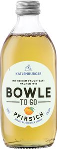 Katlenburger Bowle To Go Pfirsich mit reinem Fruchtsaft 330ml