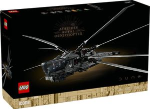 LEGO 10327 Icons Dune Atreides Royal Ornithopter, Set zum Sammeln für Erwachsene, Film-Geschenk für Männer, Frauen und Fans, Modell-Flugzeug mit 8 Figuren, darunter Paul Atreides und Baron Harkonnen