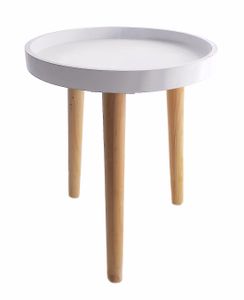 Bočný stolík 30 x 36 cm - farba: biela