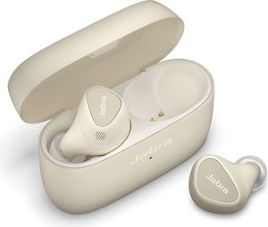 Słuchawki bezprzewodowe Jabra Elite 5, Bluetooth 5.2, ANC, IP55, złoty beż