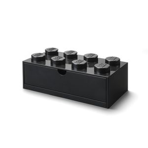 LEGO® Tischbox 8 mit Schublade - schwarz