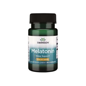 Melatonin 3 mg 60 Kapseln Swanson Health Products