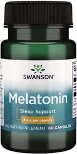 Melatonin 3 mg 60 Kapseln Swanson Health Products