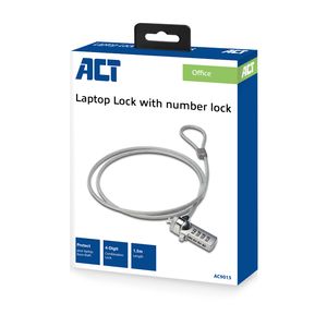 ACT AC9015 Zámok na notebook s číselnou kombináciou