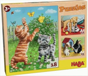 HABA 302638 - Puzzles Haustiere 4010168225074