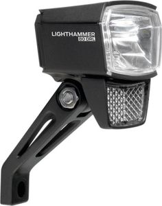 Trelock LED-Scheinwerfer Lighthammer 80 LS 835-T (Dynamo), mit Halter ZL410