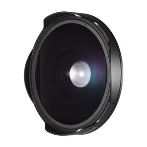 Andoer 37MM 0.3X HD Ultra-Weitwinkel-Fisheye-Objektiv mit Gegenlichtblende fuer Camcorder