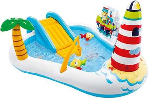 INTEX 57162NP - Playcenter - Fishing Fun (218x188x99cm) + Wasserpflege & Reparaturflicken