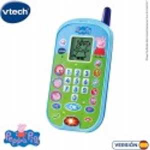 VTech - Telefon prasátka Peppy, interaktivní elektronický mobilní telefon, hlasy všech postaviček z rodiny prasátka Peppy VTECH Věková kategorie: +2 roky