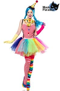 verspieltes Clown Girl Kostüm Größe S (36)