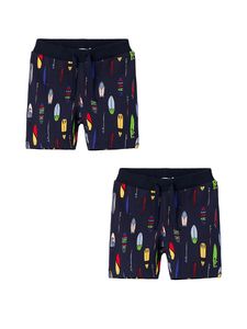 Regular Shorts 2er-Set Print Design |