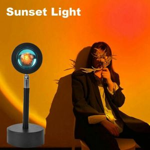 LED Projektor Licht Sonnenuntergang USB Projektionslampe Sunset Sonne Tischlampe