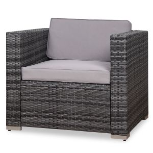 SVITA Rattan Sessel Ergänzung Zubehör Polyrattan Couch California Lugano grau SVITA Rattan Sessel Ergänzung Zubehör Polyrattan Couch California Lugano grau