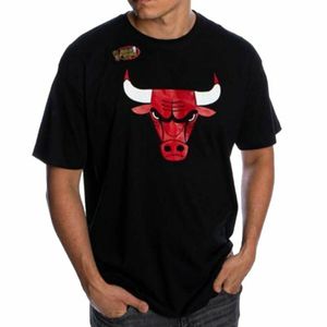 Basketball-T-Shirt Mitchell & Ness Chicago Bulls Schwarz - M