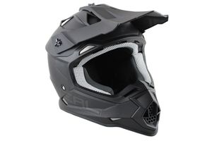 O'Neal Helm, Crosshelm - 2SRS Helm Flat black - Schwarz matt, Außenschale aus ABS, zahlreiche Lüftungskanäle, Doppel-D-Sicherheitsverschluss, Größen XS - XXL, Größe:M