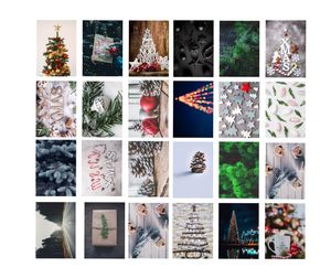 48x Weihnachten Geschenkkarten mit Briefumschlägen Umschlag - Grußkarten - Karten - Postkarten - Weihnachtskarten moderne Designs mit Umschlägen