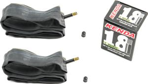 2 Stück 18 Zoll KENDA Schlauch Tube 47/57-355 18x1.75-2.125 AV Autoventil E-Bike Ready