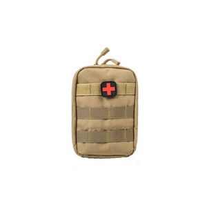 Molle Tasche Erste Hilfe in Coyote Tan (Braun), IFAK Tactical Medical First Aid Pouch ca. 3 Liter