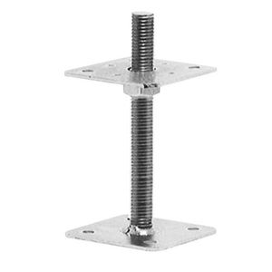 Levior Patka sloupku stavitelná 80x80mm M16x160mm ZN