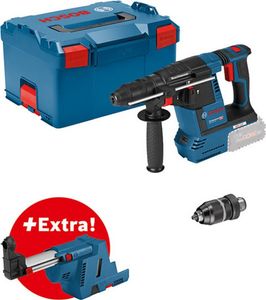 Bosch Akku-Bohrhammer GBH 18V-26 F + GDE mit SDS plus Solo inkl. Staubabsaugung in L-Boxx - 061191000K
