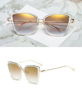 Damen Vintage Fashionbrille Sonnenbrille Oversized Katzenauge Cat Eye Sunglasses