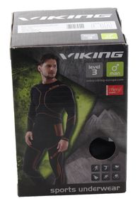 Viking Bruno Set Base Layer Black M Bielizna termiczna