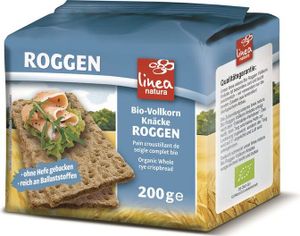 Linea Roggen Vollkorn Knäcke -- 200g x 10  - 10er Pack VPE