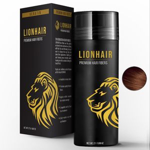Lionhair Premium Haarpuder - Volumenpuder für kahle Stellen - Verbirgt Haarausfall in Sekunden für Männer & Frauen - 27 g - MITTELBRAUN