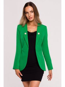 Made of Emotion Damen-Blazer Legshey M665 grün M