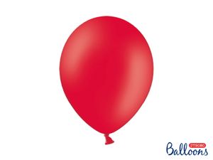 10 Luftballons rot