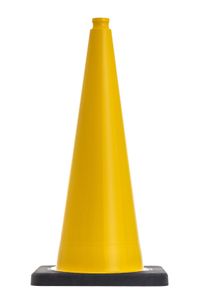 Leitkegel gelb 75cm groß flexibel Pilone Warnkegel UvV ohne Folie
