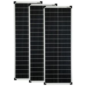 3x80 Watt Mono Solarmodule 10 Busbars 210mm Zellformat Solarpanele
