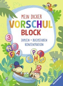 Ravensburger Kinder Rätselblock Mein dicker Vorschulblock
