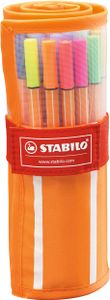 Fineliner - STABILO point 88 - 30er Rollerset - mit 30 verschiedenen Farben