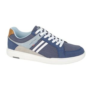 R21 - Pánske tenisky "Original Denim Collection" DF2389 (43 EU) (Marineblau)