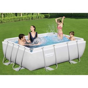 Bestway Power Steel Pool-Set Rechteckig 282x196x84 cm Bestway Power Steel Pool-Set Rechteckig 282x196x84 cm