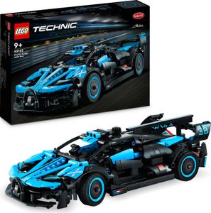 LEGO 42162 Technic Bugatti Bolide Agile Blue,  Auto-Modellbausatz, Rennwagen-Spielzeug, Set für Kinder, Jungen, Mädchen und Motorsportfans, Sammlung ikonischer Autos