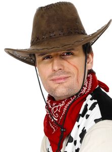 Brauner Cowboyhut Braun Cowboy Westernhut Hut