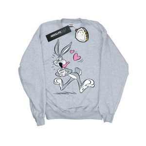 Looney Tunes - Mikina pro děti "Bugs Bunny In Love" BI22981 (140-146) (šedá)