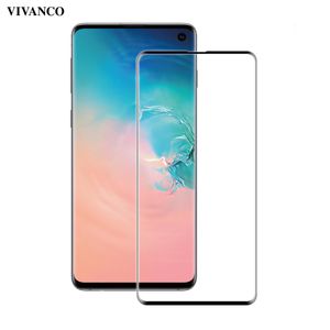 VIVANCO Displayschutzglas 3D Full Screen kompatibel mit Samsung Galaxy S10