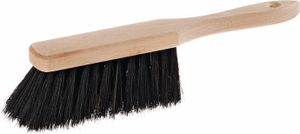 Handfeger Rosshaar L.280mm m.Holzrücken