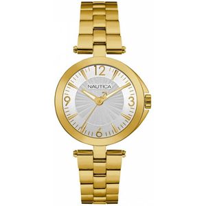 Nautica Damen Uhr Armbanduhr NAD14001L Edelstahl