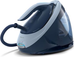 Philips PerfectCare Bügelstation, Keramikbügelsohle, 120 g/min konstanter Dampf, 8.0 bar, 2100 W, Blau (PSG7030/20)