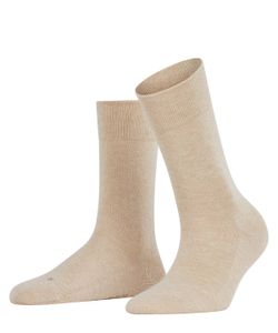 FALKE Damen Socken - Sensitive London, Kurzsocken, einfarbig  Beige 35-38