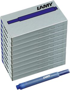 LAMY Tintenpatrone T10 Farbe Blau x 20 Päckchen