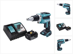 Makita DFS 452 RF1 Akku Schnellbauschrauber 18 V Brushless + 1x Akku 3,0 Ah + Ladegerät