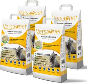 Versapet Tofu Katzenstreu Klumpstreu Cat Litter Staubfrei 4 x 10 Liter