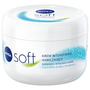 Nivea Soft, Krem do twarzy intensywnie nawilżający, 375 ml